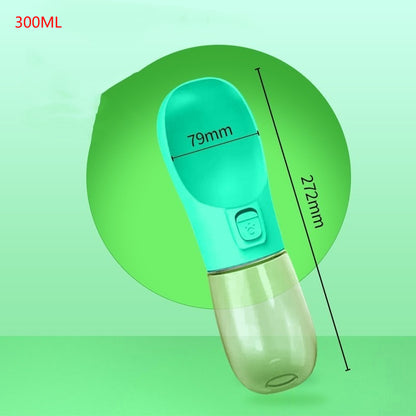 Portable Dog Water Bottle with Bowl (photo 8)