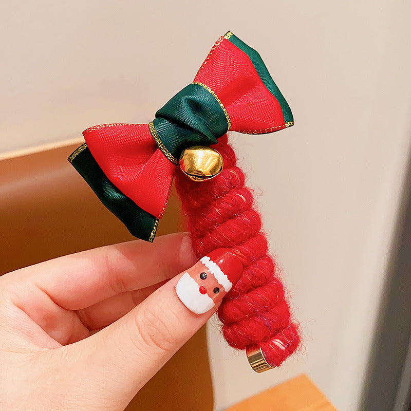 Christmas Spiral Hair Ties (photo 9)