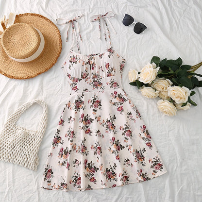 Women's Printed A-Line Short Dress (photo 13)