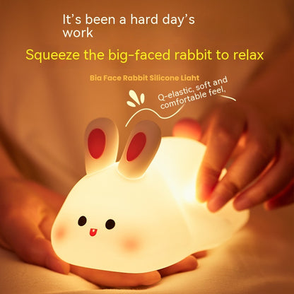 Silicone Bunny Night Light with Touch Control (photo 4)