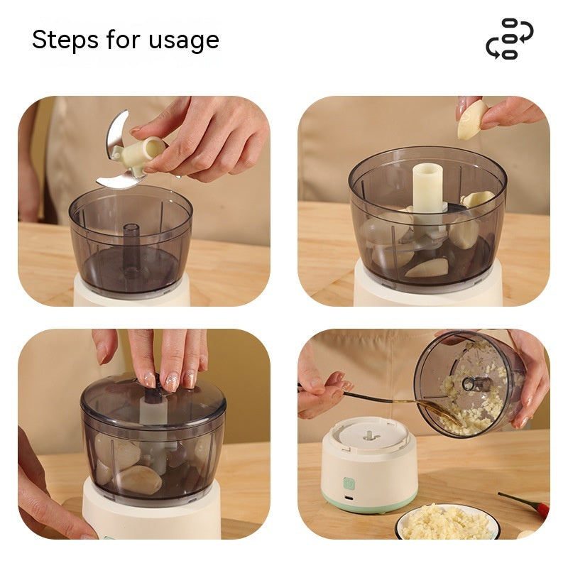 USB Rechargeable Mini Food Chopper, 225 ml (photo 4)