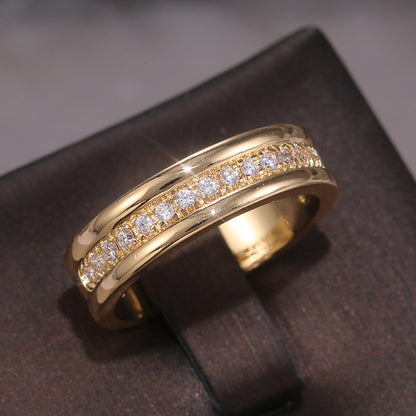 Rhinestone Ring, Gold or White Gold Tone (photo 5)