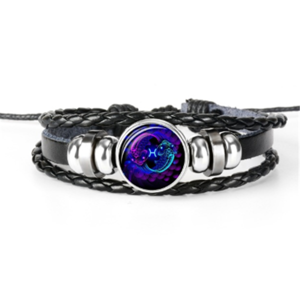 Zodiac Sign Glow-in-the-Dark Braided Bracelet (photo 17)