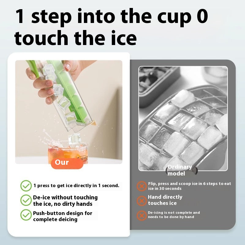 Press-Release Ice Cube Tray with Storage Box, 1 L (photo 3)
