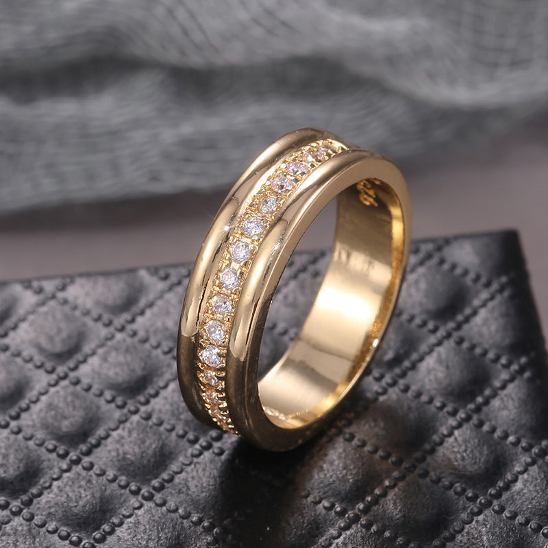 Rhinestone Ring, Gold or White Gold Tone (photo 6)