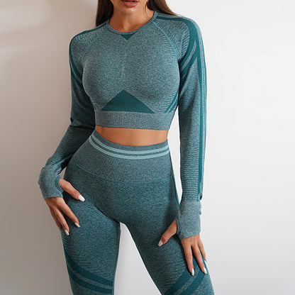Women's Seamless Workout Leggings, Long-Sleeve Top or Set (photo 7)