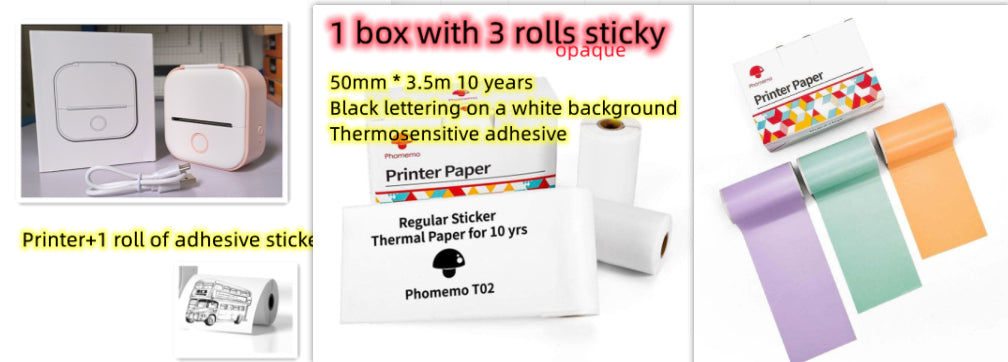 Mini Bluetooth Thermal Pocket Printer (photo 125)