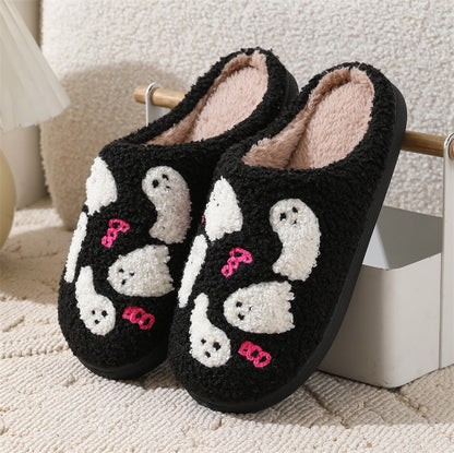 Halloween Ghost Plush Slippers (photo 8)