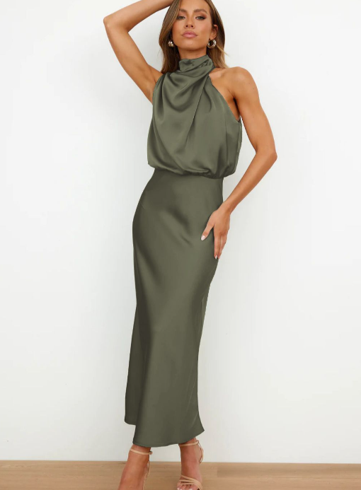 Women's Sleeveless Fitted Evening Dress (photo 21)