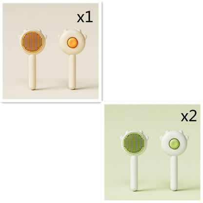 Self-Cleaning Slicker Brush for Cats and Dogs – Set8