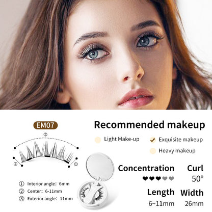 Magnetic False Eyelashes with Applicator and Case (photo 10)