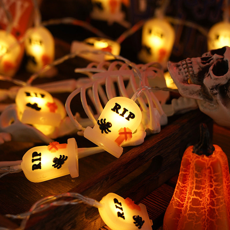 Halloween PVC LED String Lights, Battery Powered (photo 9)