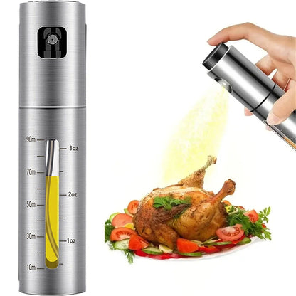Press-Spray Oil Bottle for Kitchen and Grilling, 100 ml
