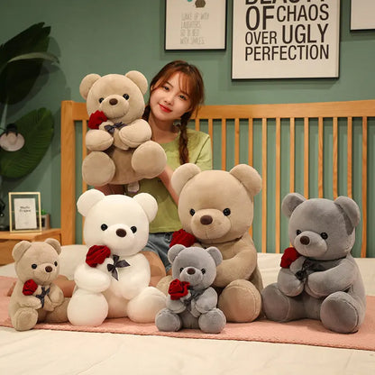 Rose Teddy Bear Plush (photo 2)