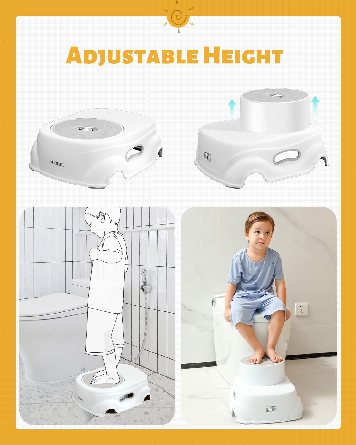 Foldable 2-Step Stool with Padded Steps (photo 6)