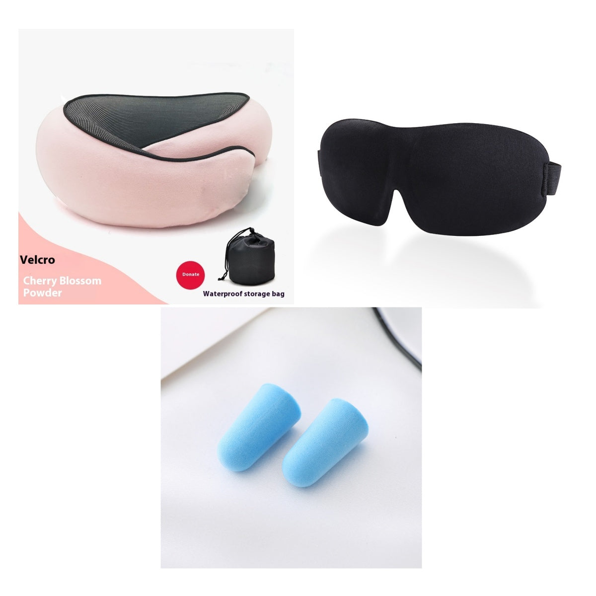 Memory Foam U-Shaped Travel Neck Pillow (photo 36)
