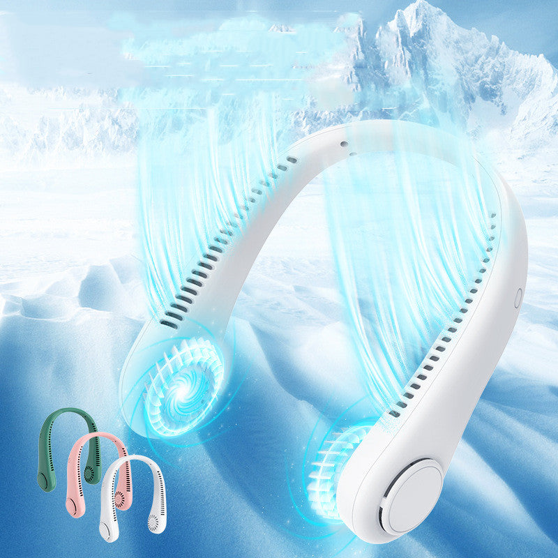 Bladeless Hands-Free Neck Fan, USB Rechargeable (photo 3)