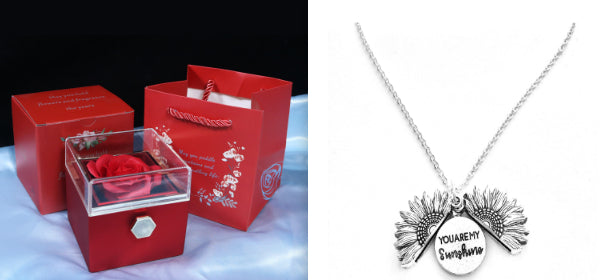 Rotating Soap Rose Jewelry Gift Box (photo 31)