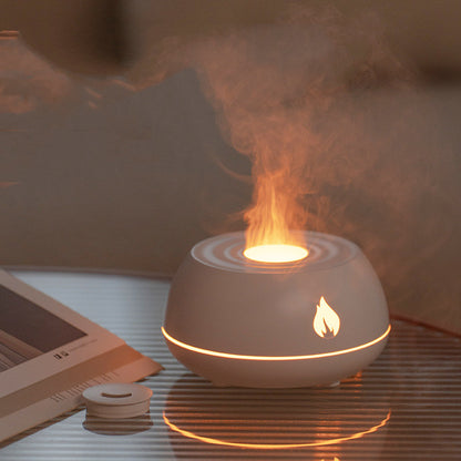 Flame Effect Mini Humidifier and Aroma Diffuser, 130 ml (photo 7)