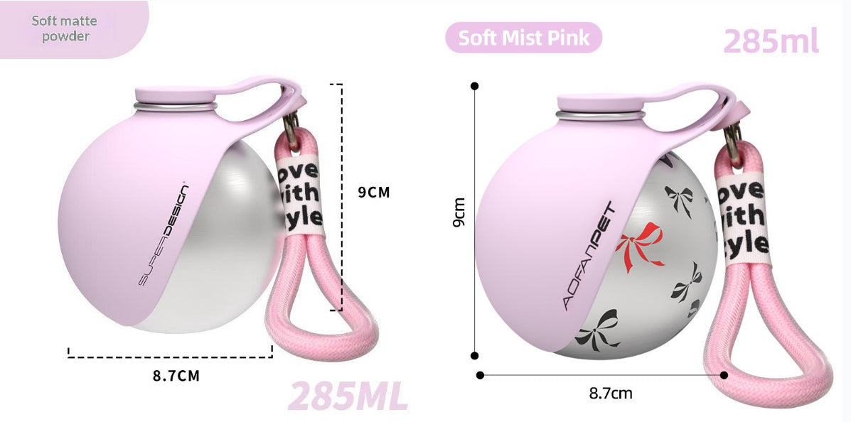 Portable Dog Water Bottle with Waste Bag Dispenser (photo 10)