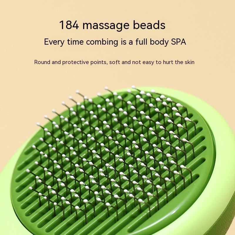 Avocado-Shaped Pet Grooming Brush (photo 4)
