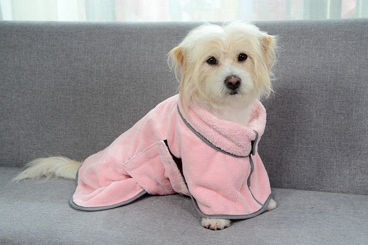Microfiber Pet Bathrobe Towel (photo 22)