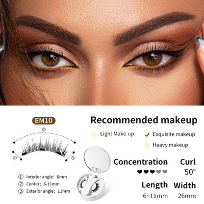 Magnetic False Eyelashes with Applicator and Case (photo 12)