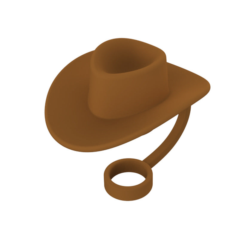 Silicone Hat-Shaped Straw Toppers (photo 16)