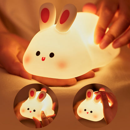 Silicone Bunny Night Light with Touch Control (photo 3)
