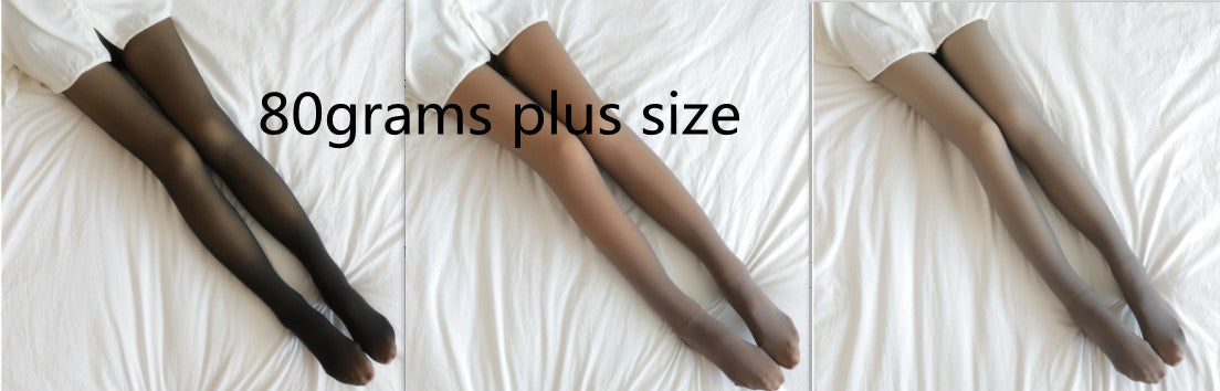 Women's Fleece-Lined Sheer-Look Tights (photo 44)