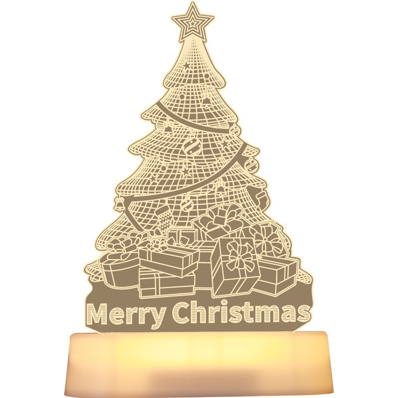Christmas 3D Acrylic LED Night Light (photo 13)