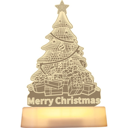 Christmas 3D Acrylic LED Night Light (photo 13)