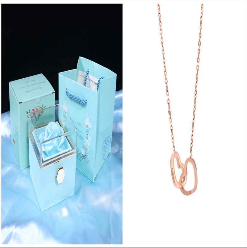 Rotating Soap Rose Jewelry Gift Box (photo 23)