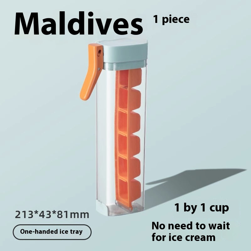 Press-Release Ice Cube Tray with Storage Box, 1 L (photo 7)