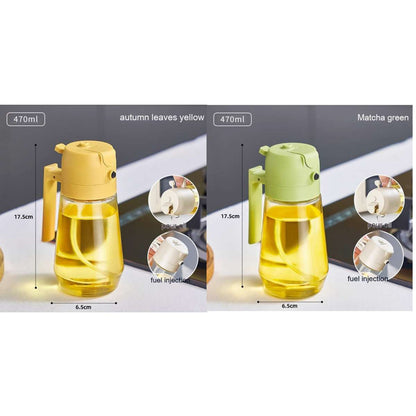 2-in-1 Glass Oil Sprayer and Pourer, 470 ml (photo 31)