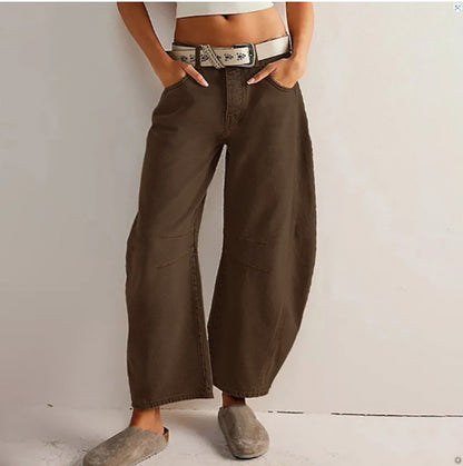Women's Mid-Rise Wide-Leg Barrel Jeans (photo 47)