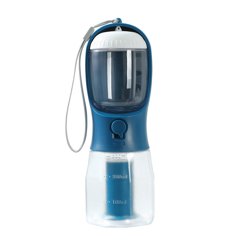 3-in-1 Portable Dog Water Bottle with Food and Bag Compartments (photo 10)