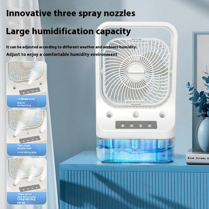 USB-C Mini Air Cooler Fan with 3 Mist Nozzles (photo 4)