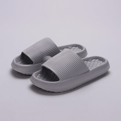 Rhombus Stripe EVA Slippers (photo 15)