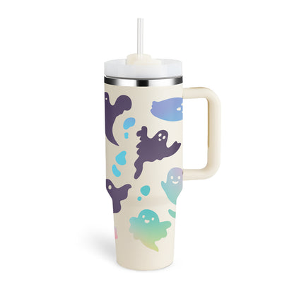 40 oz Insulated Stainless Steel Tumbler with Handle, Lid and Straw (photo 26)