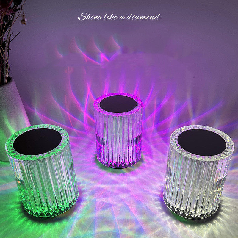 Crystal-Look Acrylic Table Lamp, Touch or Remote Control (photo 7)