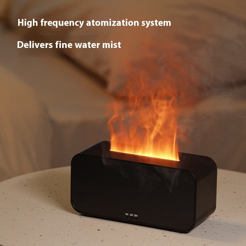 Flame Effect Mist Diffuser with Timer, USB (photo 2)