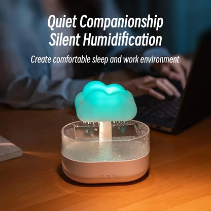 USB Rain Cloud Humidifier with 7-Color Light (photo 5)