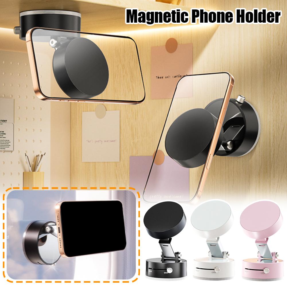 Foldable Magnetic Suction Cup Phone Holder (photo 2)