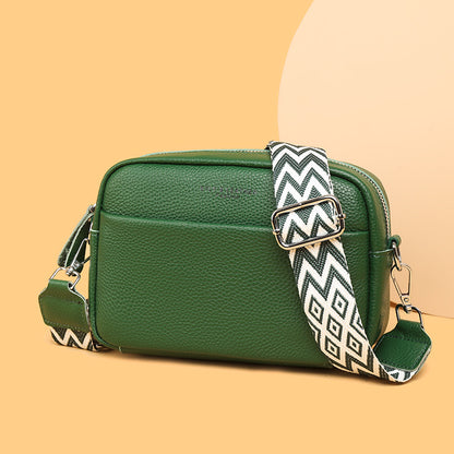 Embroidered Rhombus Crossbody Square Bag (photo 6)
