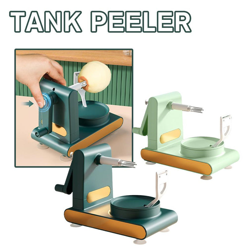 Hand-Crank Fruit Peeler Machine with Suction Base (photo 2)