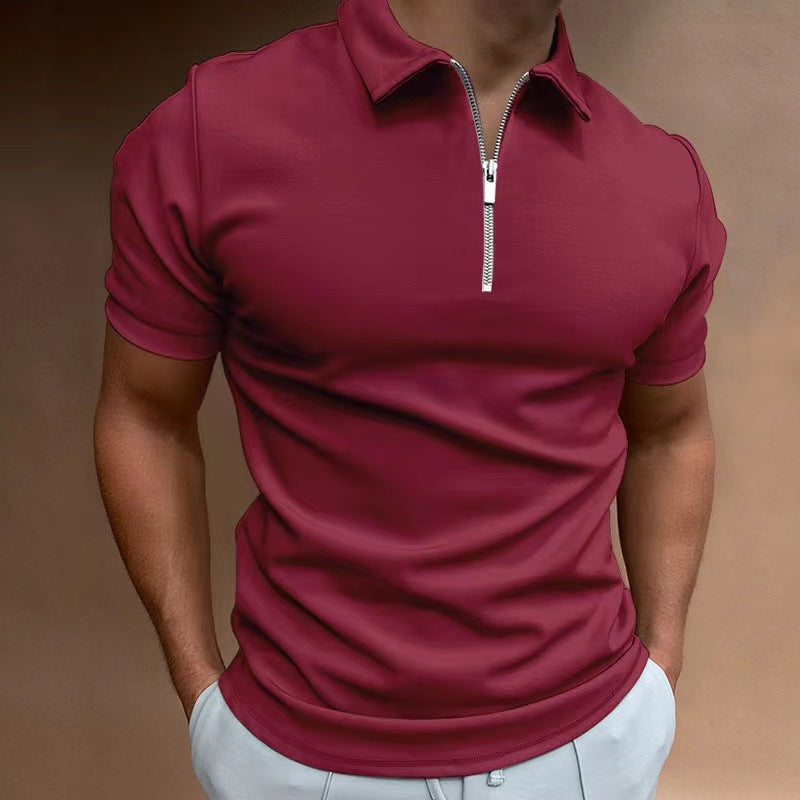 Men's Printed Polo Shirt, Loose Fit (photo 10)