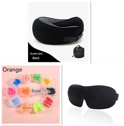 Memory Foam U-Shaped Travel Neck Pillow (photo 16)