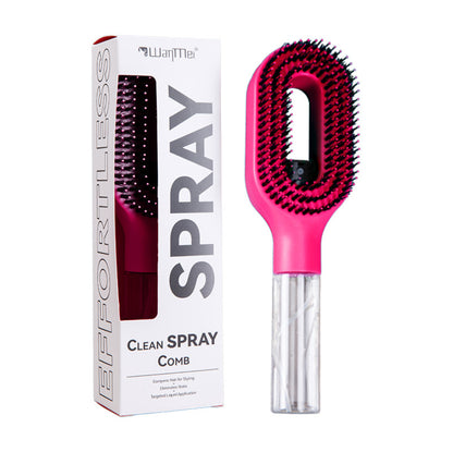 2-in-1 Detangling Brush with Built-In Mist Spray Bottle (photo 21)