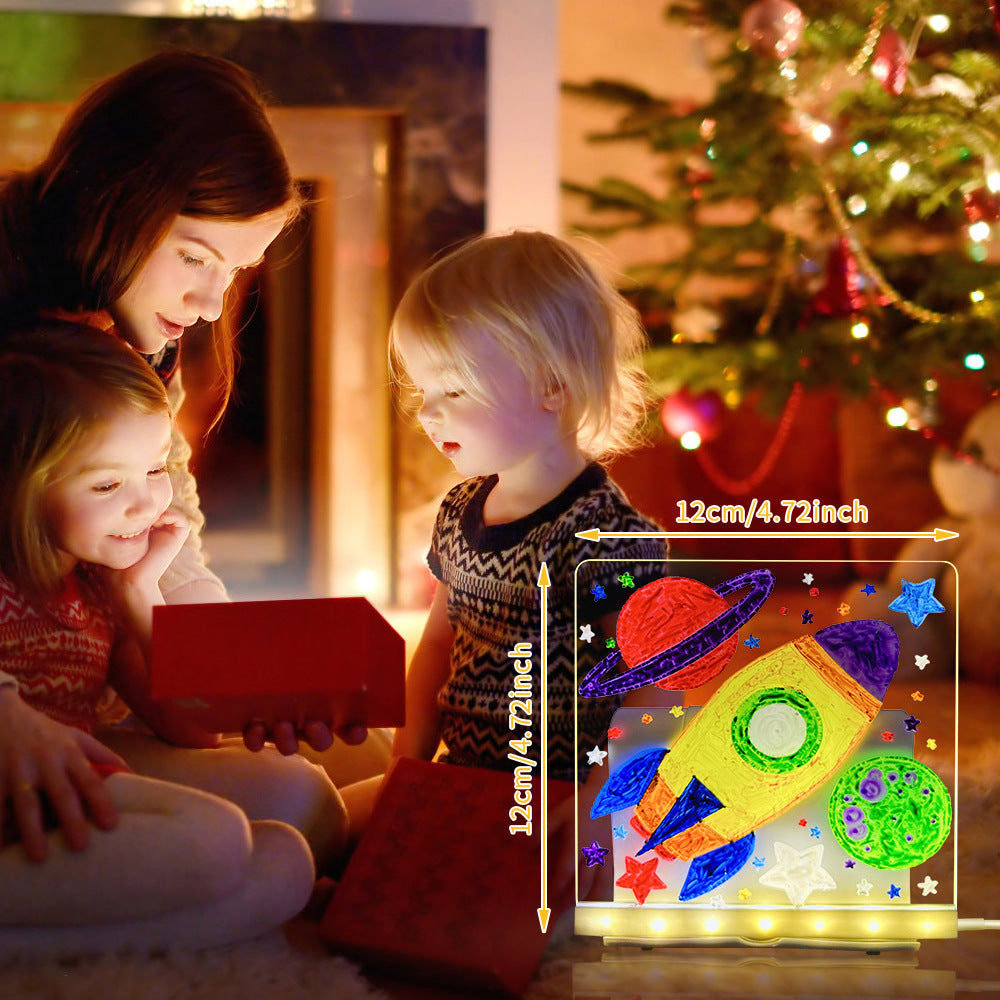LED Acrylic Message Board with Stand, USB (photo 4)